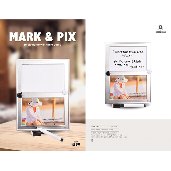 Photo Frame With Memo Board Mark N Pix