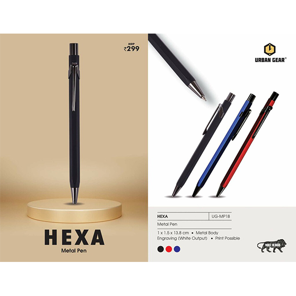 Metal Pens Hexa