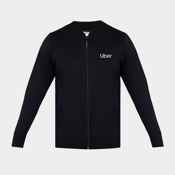 Elan B2B Zipper Jacket Black 3430119 Cotton / Poly Terry