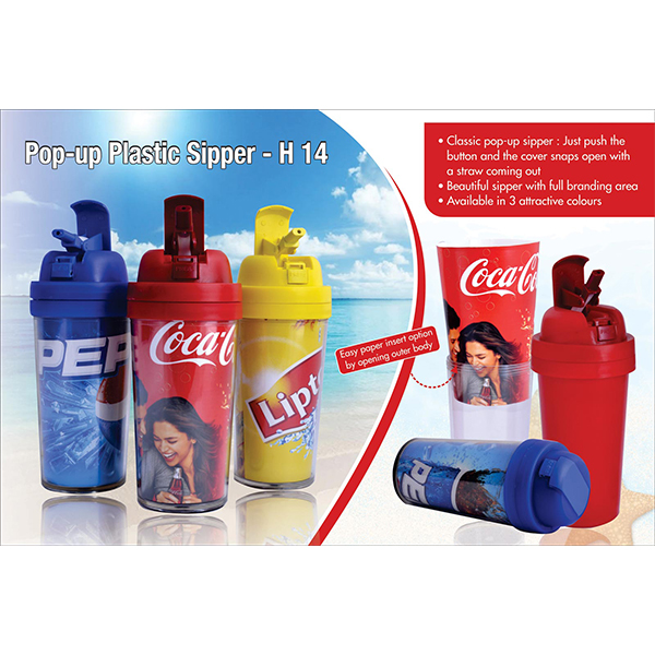 H14 – Pop-Up Plastic Sipper