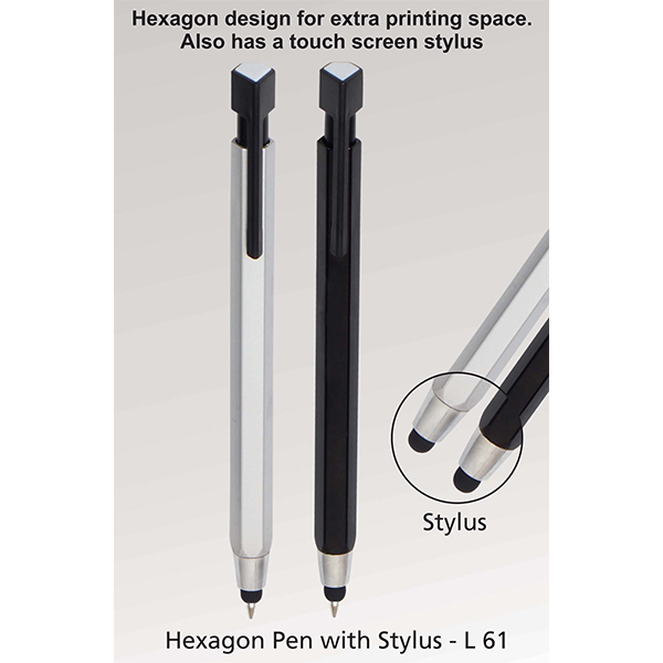 L61 – Hexagon Pen With Stylus