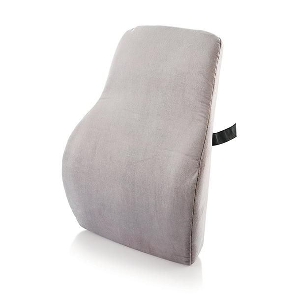 Palo032 Palo Orthopedic Ergonomic Long Back Support With Memory Foam, Grey