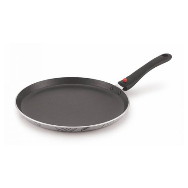 The Chef Story Fun Series Non Stick Breakfast Time Tawa 28 Cm, Silver