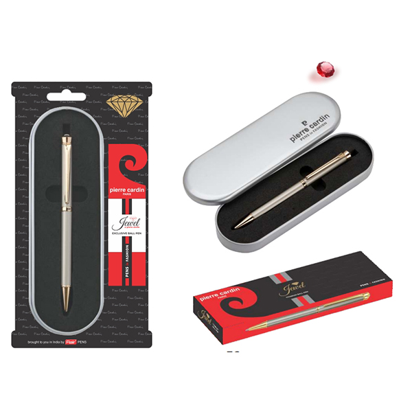 Jewel Pen Titanium Finish Ball Pen