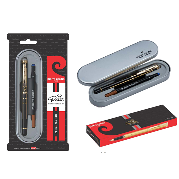 Pearl Black And Gold Roller Pen