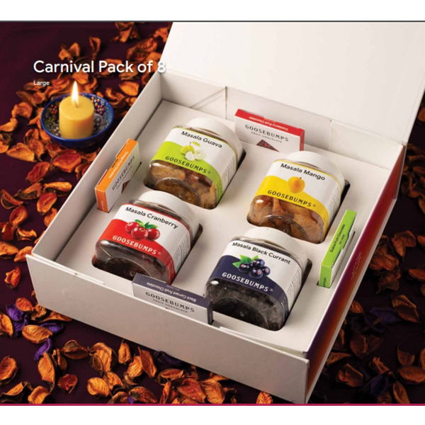 Carnival Pack Of 8(Masala Fruits+Fruits Chocolates)