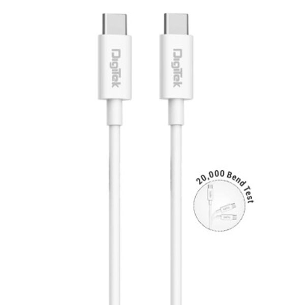 Dc C2C 1M 60W Type C To Type C Cable With Universal Chip