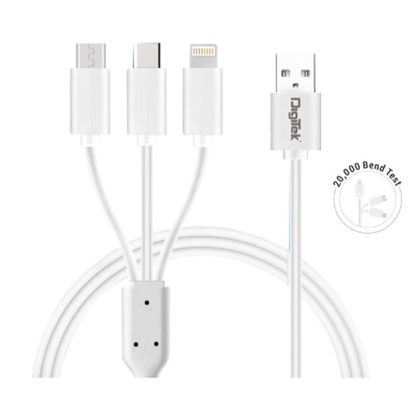 Dc 3 In 1 1M Usb Cable