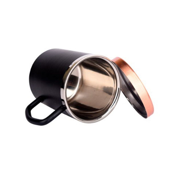 Ek3221 Sturdy Black Cup With Lid 90Ml