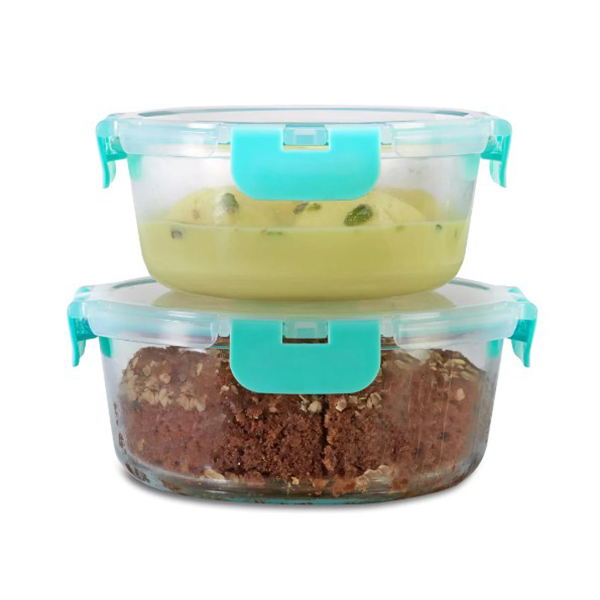 635Ml, 930Ml Allo Foodsafe Microwave Oven Safe Glass Container
