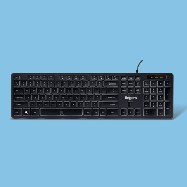 Fingers Magnifico Moonlit Backlit Keyboard