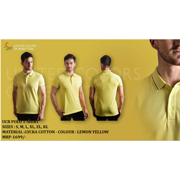 Ucb Polo Lycra Cotton Tipping T-Shirt Steel Grey