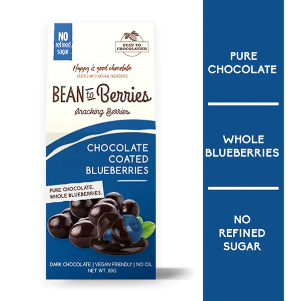 Bean To Berries - Blueberry 80 Grams