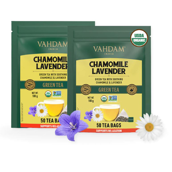 Chamomile Lavender Green Tea - 100 Tea Bags