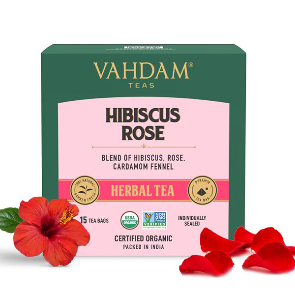 Hibiscus Rose Herbal Tea - 15 Tea Bags