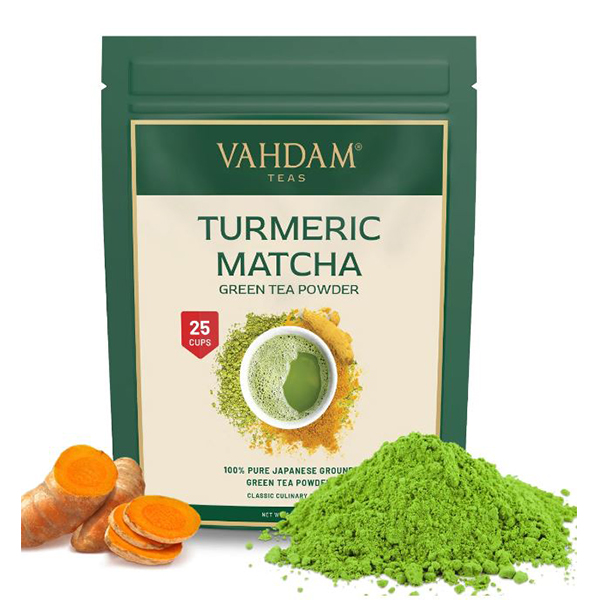 Turmeric Matcha Green Tea Powder, 50 Gm