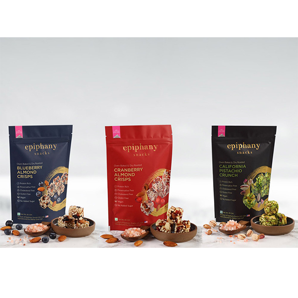 California Pistachio Crunch + Cranberry Almond Crisp + Blueberry Almond Crisp