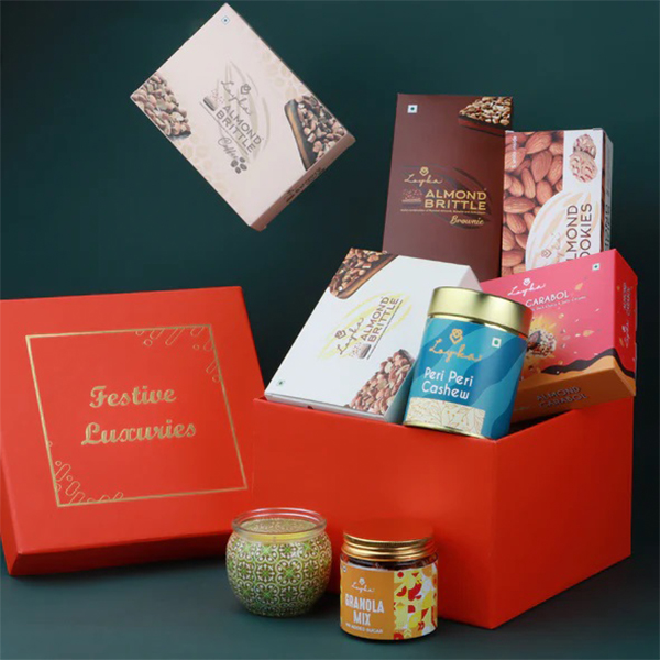 Festive Luxuries Orange Box 602 Grams