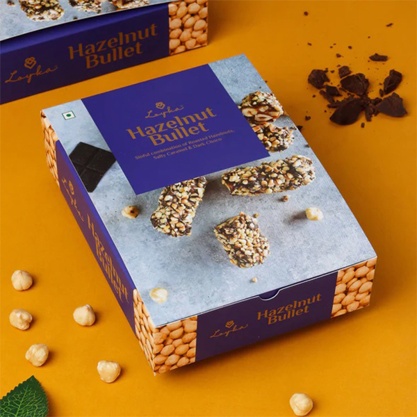 Loyka Hazelnut Bullet 14 Pieces Box (150 Grams)