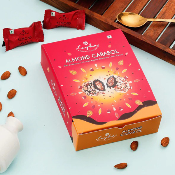 Almond Carabol 14 Piece Box 150 Grams