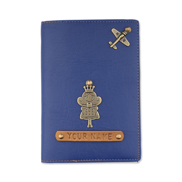 Personalized Passport Cover – Dark Blue