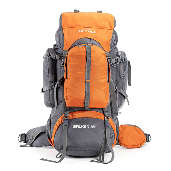 Walker 65 Rucksack Grey & Orange