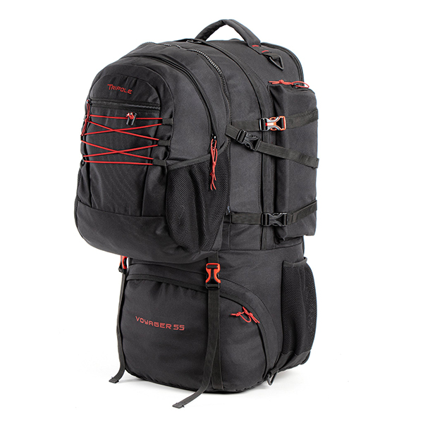 Voyager 55 Rucksack Black