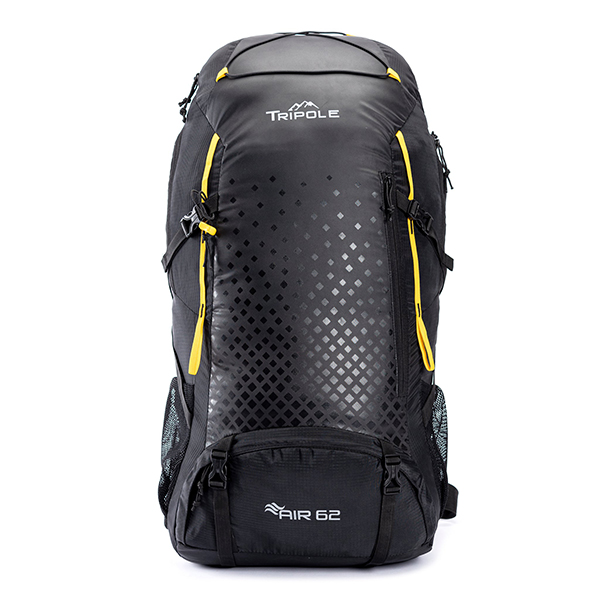 Air Travel And Hiking Rucksack | Black | 62 Litres