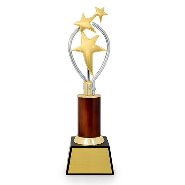 3 Star Trophy Model-1092 C 100X100X302Mm
