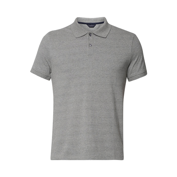 Jack&Jones Solid/Plain Polo - Charcoal Gray