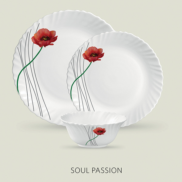 La Opala Diva Classique 10 Pcs Dinner Set- Soul Passion