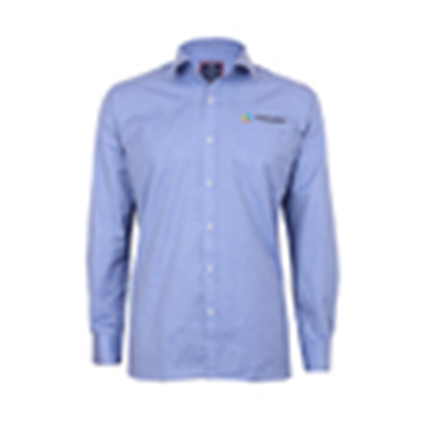 Cambridge Oxford Formal Shirt-Blue