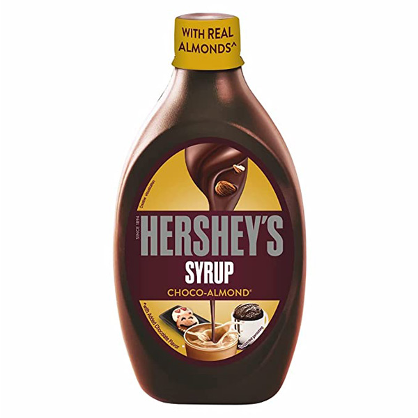 Hershey'S Syrup Choco Almond Bottle New 450G