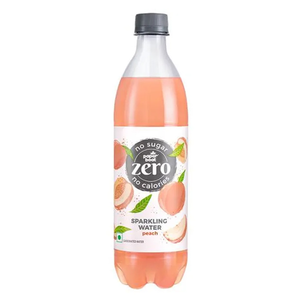 Paperboat Zero Sugar Sparkling Peach 600Ml