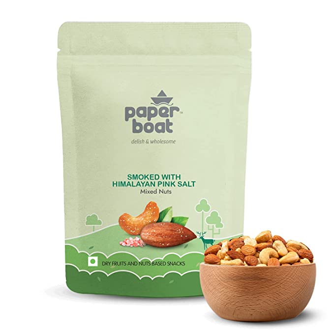 Paperboat Nuts & Dry Fruits Smoked With Himalayan Pink Salt 100G