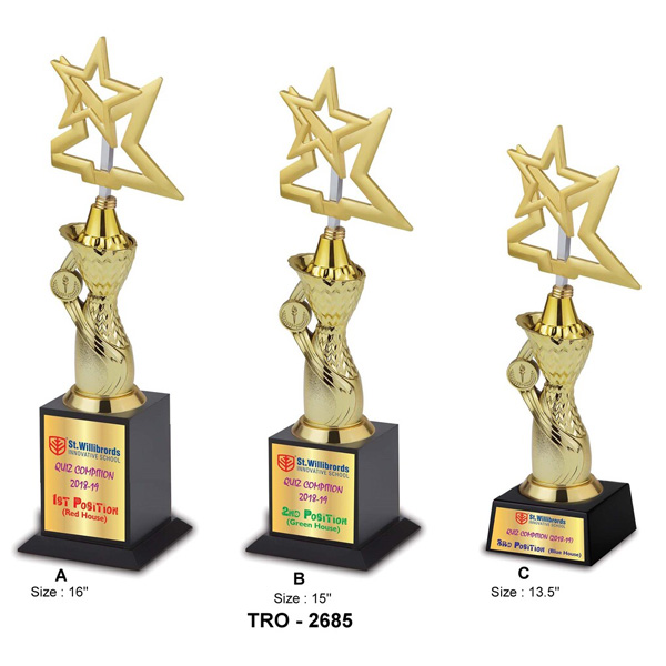 Corporate Star Designer Trophy Tro-2685 (13.5 Inches)
