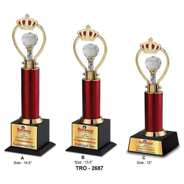 Corporate King Crown Trophy Tro-2687 (12 Inches)