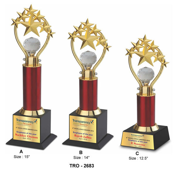 Corporate 7 Star Trophy Tro-2683 (12.5 Inches)