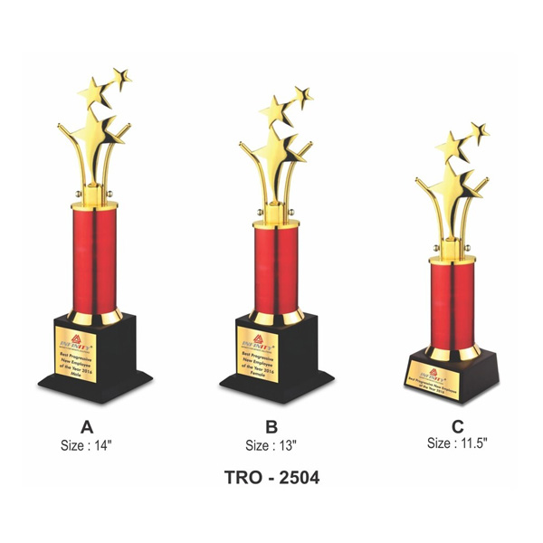 Corporate 3 Star Trophy Tro-2504 (11.5 Inches)