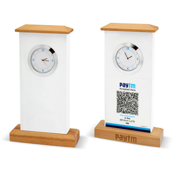 Wooden Desk Clock Btc-4300