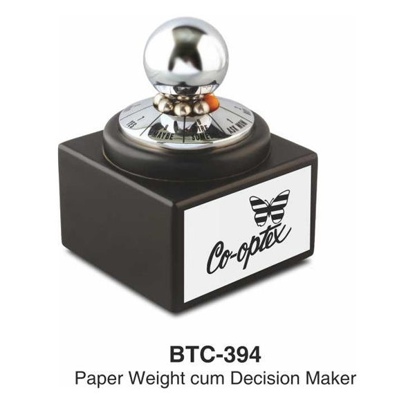 Paper Weight Cum Decision Maker Btc-394