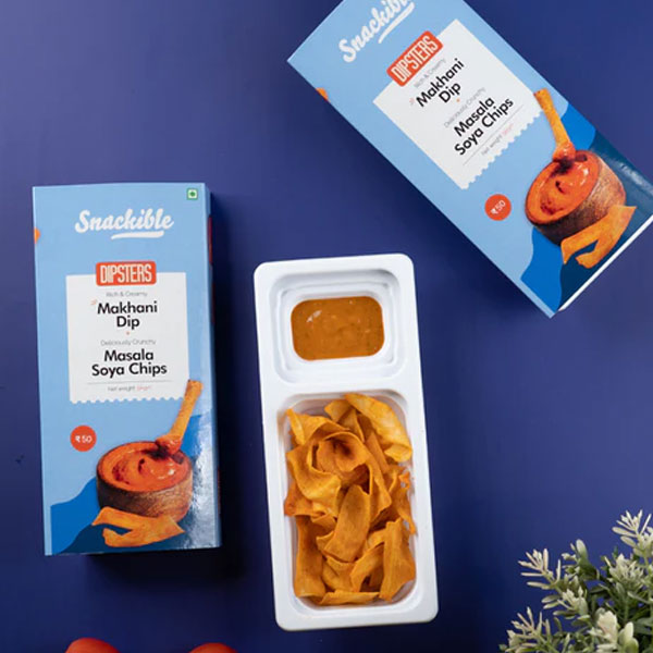 Makhani Dip With Masala Soya Chips 56 Gms