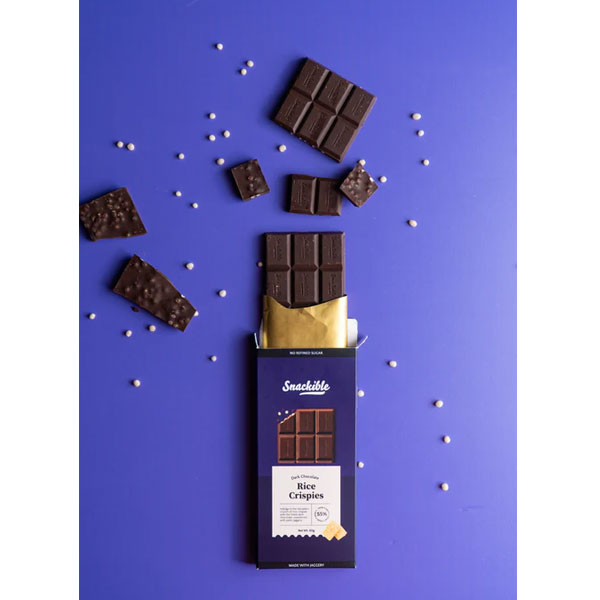 Dark Chocolate Rice Crispies 60 Gms