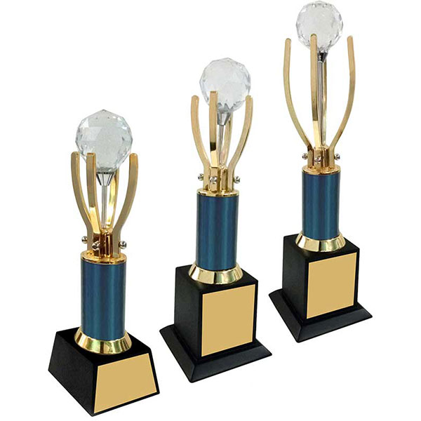 Pearl Between Flower Trophy Model-1080 C 100X100X290Mm