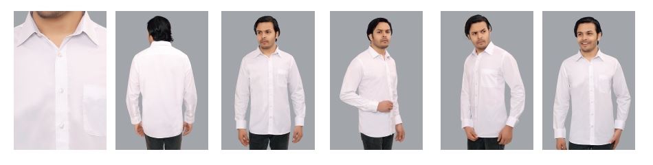 Flying Machine Poly Cotton Shirt FMISH10016-White