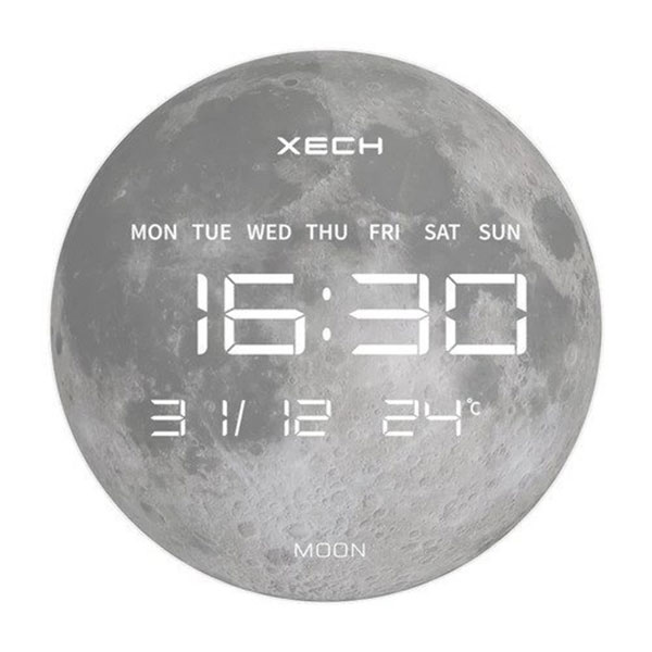 Xech Wall Clock-Solaris Moon
