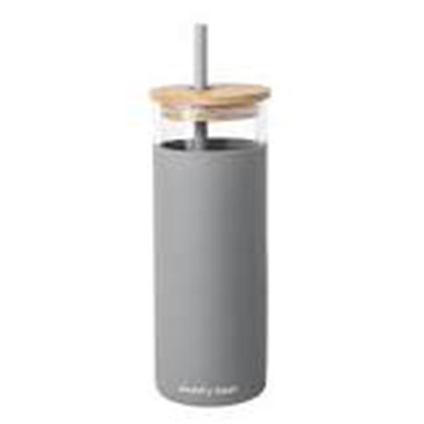 Sleek Glass Tumbler 475ml-Grey