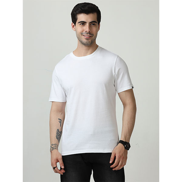 Marks & Spencer Round Neck T-Shirt-White