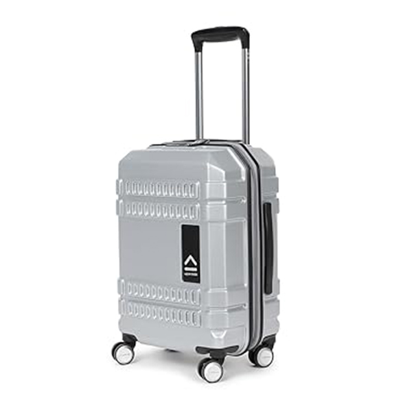 Uppercase Bullet Hard Luggage Trolley Bag-Cabin (Silver)