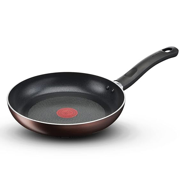 Tefal Day By Day Non Stick Frypan, Smart Thermo Signal Temperature Indicator Technology, Titanium Coating, Black, Ddfp-24Cm